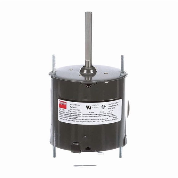 Dayton HVAC Motor,1/30 HP,1550 rpm,115V,3.3 71637609M