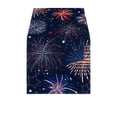 thumbnail image 2 of Aufmer Patriotic Festival Table Runner Set Star Firework USA Flag Printed Polyester Cloth Mat Combination For 4th Of July Dining Room Multi Scene Holiday Layout, 2 of 7