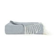 thumbnail image 2 of Noble Linens Herringbone Throw Blanket, Dusk Blue, Standard Throw, 2 of 6