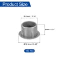 thumbnail image 2 of Uxcell 150Pcs Tapones para Agujeros de Tornillo, Tapones de Botón de 10mm(3/8") de Diámetro, Tapones de Agujeros de Bloqueo de Tipo Plano, Color Gris, 2 of 6