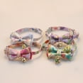 thumbnail image 5 of 4PCS Cat Collar with Bell, Plaid Cat Collar with Bow Tie, Adjustable Buckle for Extra Small Medium Tiny Female Male Boys Girls Pets Puppy Kitten, 5 of 7