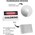 thumbnail image 3 of Danger Chlorine Sign 8"x12" - Aluminum Tin Warning for Home Outdoor Garden, Weatherproof Toxic Hazard Decor for Pool, 3 of 8