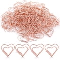 thumbnail image 1 of HUGFEGWE 100 Pcs Metal Paper Clips, Mini Love Heart Shaped Paper Clips Bookmarks, Small Paperclips Clamps with Clear Box, Heart Paperclips for Photos Document Notes Organizing (Rose AZ824-7365, 1 of 8