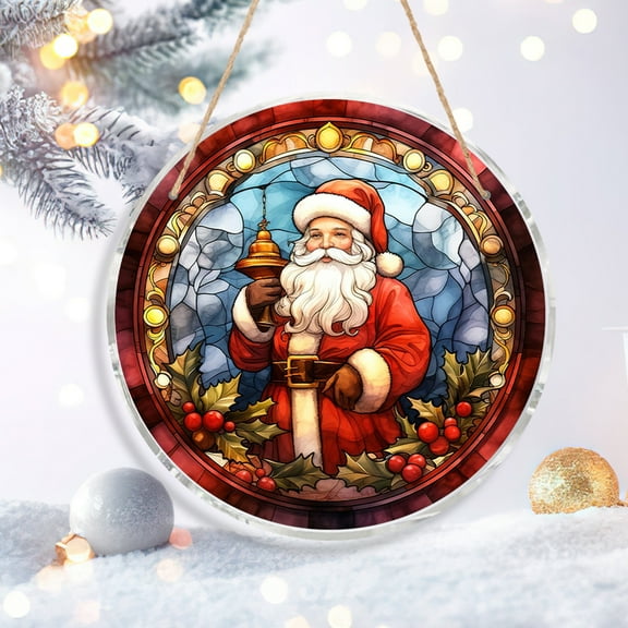 Diceymbol Christmas Snowman PVC Hanging Decoration Door Wall Sign 7.87 Inch