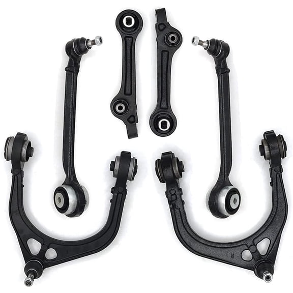 Frenzybro 6 Pcs Front Upper & Lower Control Arm With Ball Joint Kit Compatible With 2011-2014 Chrysler 300, 2011-2017 Dodge Challenger, 2011-2017 Dodge Charger