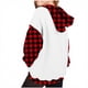 thumbnail image 4 of Sudadera con capucha para niños, cuello redondo, manga larga, ropa de abrigo para niños de talla mediana y grande, jersey, blusa de poliéster para niños, 4 of 5