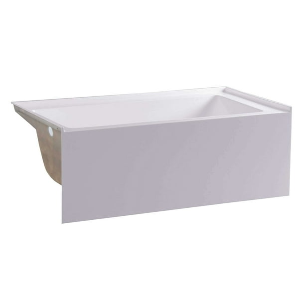 Fine Fixtures Acrylic Apron 54" X 30" Alcove/Tile in Soaking bathtub