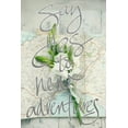 thumbnail image 2 of Gardner, Sarah 23x32 White Modern Wood Framed Museum Art Print Titled - Say Yes To New Adventures (silver), 2 of 4