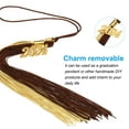 thumbnail image 5 of Uxcell 2 Pcs Graduation Tassel with 2024 Gold Charm, Graduation Cap Tassel 2024 Year , Brown and Dark Golden, 5 of 7