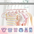 thumbnail image 3 of 50 Pack Kids Hangers,Premium Velvet Strong and Durable Baby Hangers, Non-Slip Toddler Hangers, Baby Clothes Hangers With 360°Swivel Hook，12.8”Children Hangers,Ultra Slim and Stackable Space Saving, 3 of 7