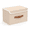 Beige-L/(1 Pack), variant on Grey S/(1 Pack) Collapsible Storage Box with Lid, 10.28 x 8.43 x 1.10 in