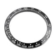 thumbnail image 3 of Inserto de bisel de cerámica para reloj, accesorio protector, número de repuesto, inserto de bisel de reloj para tienda, fuente blanca, fondo negro, 3 of 10