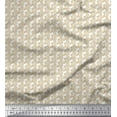 thumbnail image 1 of Soimoi White Heavy Canvas Fabric Abstracts Abstract Fabric Prints By Yard 58 Inch Wide, 1 of 3