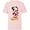 Soft Pink, variant on Disney Santa Mickey Mouse Holiday - Short Sleeve T-Shirt for Kids -Customized-White