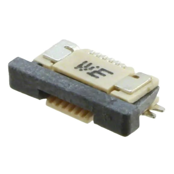 Pack of 3 68710614522 6 Position FPC Connector Contacts, Bottom 0.020 (0.50mm) Surface Mount, Right Angle