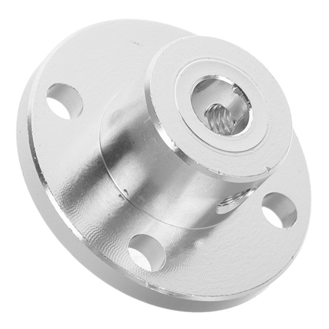 unbranded Acoplador Flange Coupling Compacto De Aluminio Para Transmisión Estable Industrial Color Plata