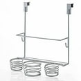 thumbnail image 5 of Home Intuition Hair Styling Station Organizer, Over the Cabinet Door (Silver), 5 of 7