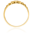 thumbnail image 3 of 10K Solid Yellow Gold Heart Ring Love Band, 3 of 9