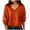 Orange, variant on cocolona Women's V-Neck Knit Sweater Fall Winter Soft Warm Long Sleeve Shirts Fashion Casual Loose Pullover Tops