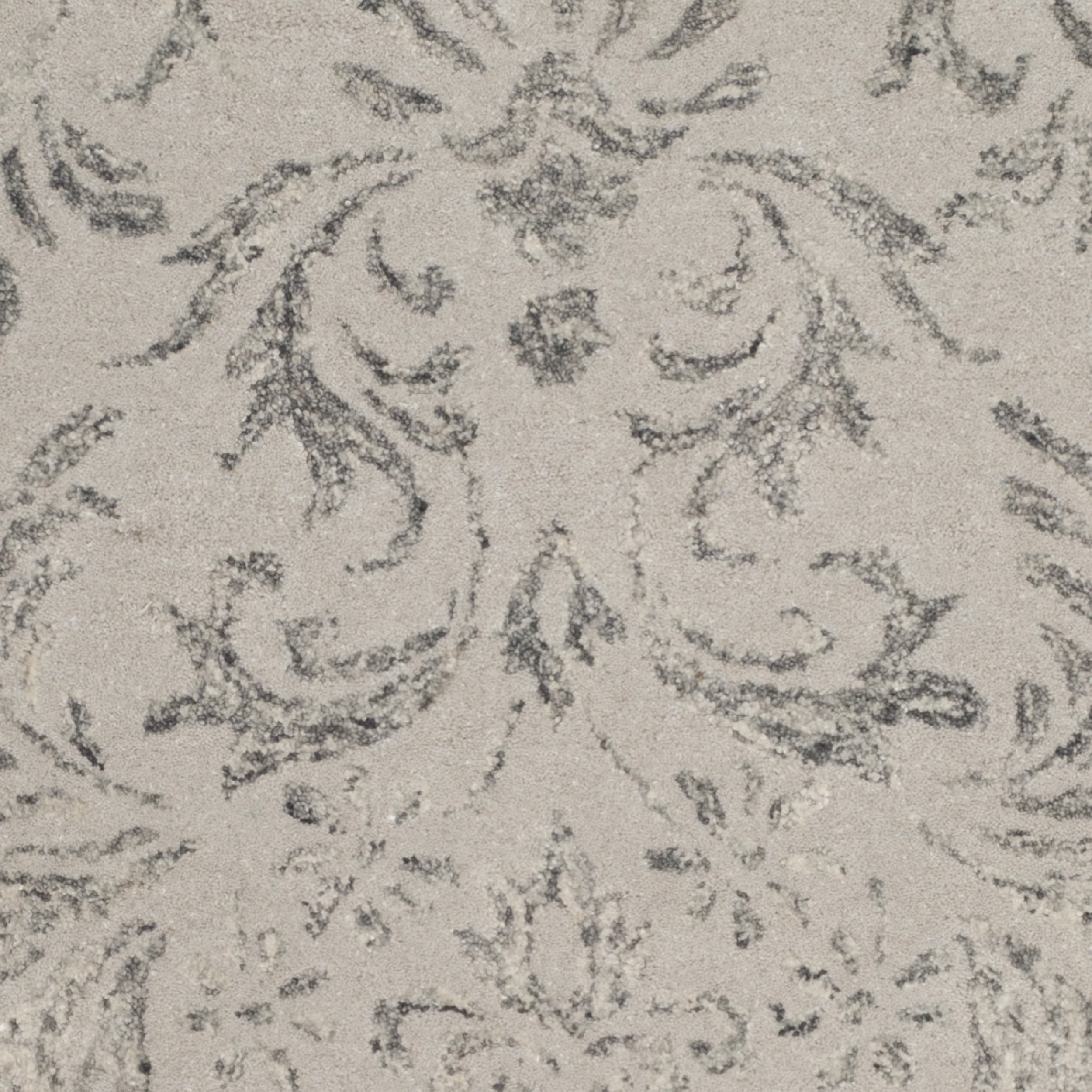 SAFAVIEH Glamour Blanca Damask Area Rug, Grey, 8' x 10'