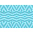 thumbnail image 1 of Ahgly Company Machine Washable Indoor Rectangle Transitional Blue Diamond Blue Area Rugs, 2' x 5', 1 of 7