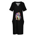 thumbnail image 3 of Vestido ancho con cierre de cremallera para mujer, auténtica ropa para mujer., 3 of 6