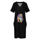 thumbnail image 3 of Vestido ancho con cierre de cremallera para mujer, auténtica ropa para mujer., 3 of 6