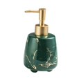 thumbnail image 1 of Dispensador de jabón líquido de cerámica, botella de loción, bomba rellenable, decorativo para hotel. 8cmx8cmx16cm, 1 of 9