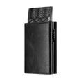 thumbnail image 1 of Leather Pop-Up Card Holder Wallet, Magnetic Closure Wallet with Coin Pocket & ID Window, Slim Credit Card Organizer for Daily Commute & Cash Storage, 1 of 7
