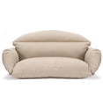 thumbnail image 1 of LeisureMod Coussin de Chaise Balançoire Oeuf Double pour 2 Personnes, Taupe, 1 of 5