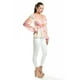 thumbnail image 2 of Blusa estampada con hebilla Roman Fashion/Juvenil, 1301 (Multicolor) multicolor M, 2 of 6