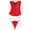 Red, variant on Tbopshirt Body Shaper for Women Tummy Control,Womens Vintage Gothic Party Floral Lace Up Slim Corset Bustier Tube Top Shapewear