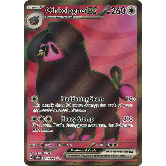 Pokemon Scarlet & Violet Ultra Rare Oinkologne ex #234/198