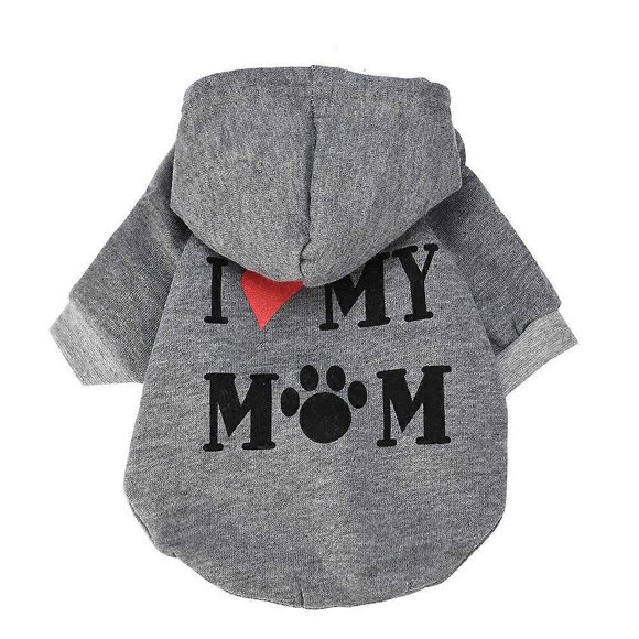 PET's Hoodie jacket Love My Momated Printed Shirt Hot Sweater Hot Sweatshot Sweatshirt Dogs Clothes