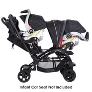 Baby Trend Sit N Stand Double Stroller in Onyx