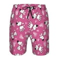 thumbnail image 4 of Kdxio Love Dog Pattern Mens Casual Shorts - Drawstring Summer Beach Sports Shorts for Men, 4 of 9