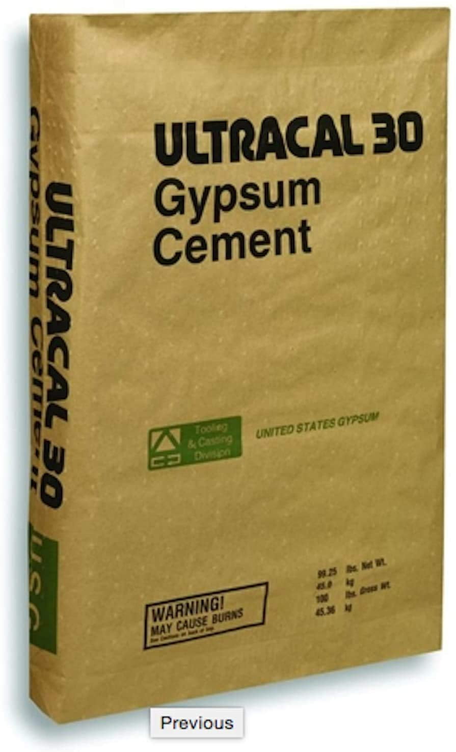 ultracal 30 gypsum cement
