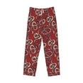 thumbnail image 2 of Vsdgher Snake Print Mens Pajama Pants Sleep & Lounge Pants, PJ Bottoms With elastic waistb and Pockets, 2 of 5