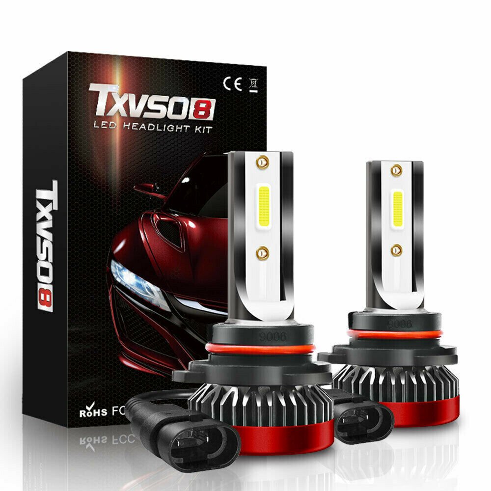 200W 20000LM 9006 Mini LED Headlight Bulb Conversion Kit 6000K White