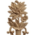 thumbnail image 4 of Talla de madera Jarrón Tallado Calcomanía Esquina larga onlay aplique Puerta sin pintar muebles en madera Decorativo Estatuillas de madera Artesanía, 4 of 7