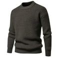 thumbnail image 5 of Yiliang Cable Knit Cardigan Sweater for Men Fall and Winter Long Sleeve Warm and Thermal Top Clothes ,Gray,S, 5 of 5