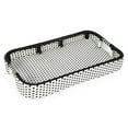 thumbnail image 4 of Beaumont Lane Black & White Rattan Bar Cart, 4 of 9
