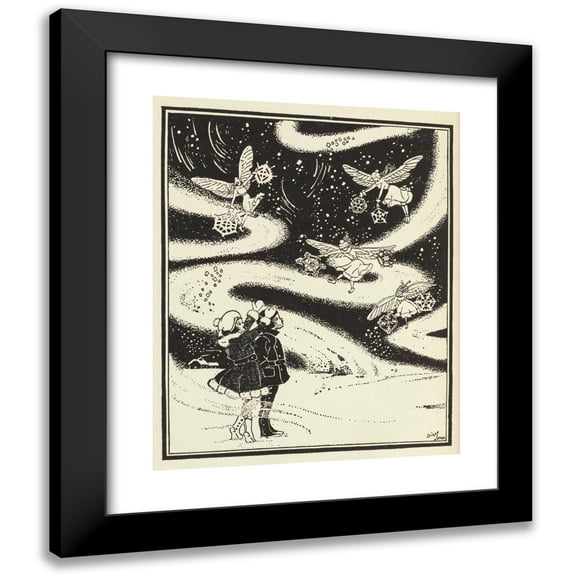 Lois Mailou Jones 12x14 Black Modern Framed Museum Art Print Titled - The Picture-Poetry Book Pl10 (1935)