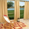 Sunbrella Canvas Wheat Outdoor Curtain with Tabs 50 in. x 96 in.