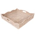 thumbnail image 1 of Artifacts Rattan™ Scallop Collection Square Tray, 1 of 5