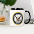 thumbnail image 3 of CafePress - US Navy Emblem - 11 oz Ceramic Mug - Novelty Coffee Tea Cup, 3 of 4
