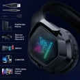 thumbnail image 6 of Gaming Headset for PC, 7.1 Surround Stereo Sound RGB Over-Ear Gaming Headphones with Noise Cancelling Mic for PS4 PS5 Xbox One Laptop Mac Nintendo NES Games, 6 of 8