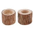 thumbnail image 1 of Candelero de Tocón de árbol 2 Piezas Perfecl Candelero de tocón de árbol 5 Cm y 6 Cm perfecl Candelero de tocón de árbol, 1 of 8