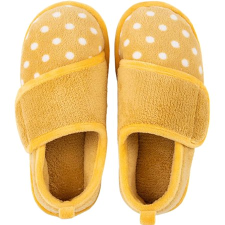 

PIKADINGNIS Women Cozy Fur Slippers Adjustable Closure Memory Foam Slipper Moisture Wicking Slip On Indoor Outdoor Shoes