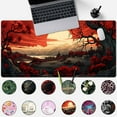 thumbnail image 2 of Red and Black Mouse Pad Japanese Mouse Pad XL Black Anime Big Mouse Pads for Desk Large Gaming Large Mouse Pad for Men Desk Pad with Stitched Edges Non-Slip Large Computer Mat, 31.5x15.7 in., 2 of 6